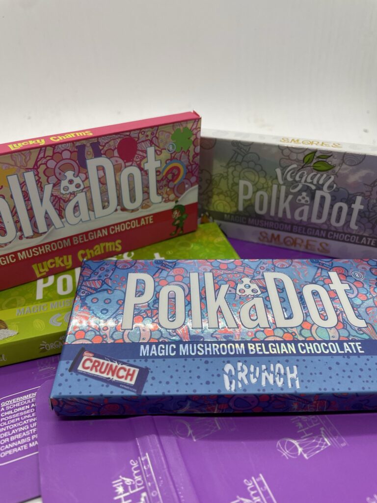 Polka Dot Psilocybin Chocolate Bars
