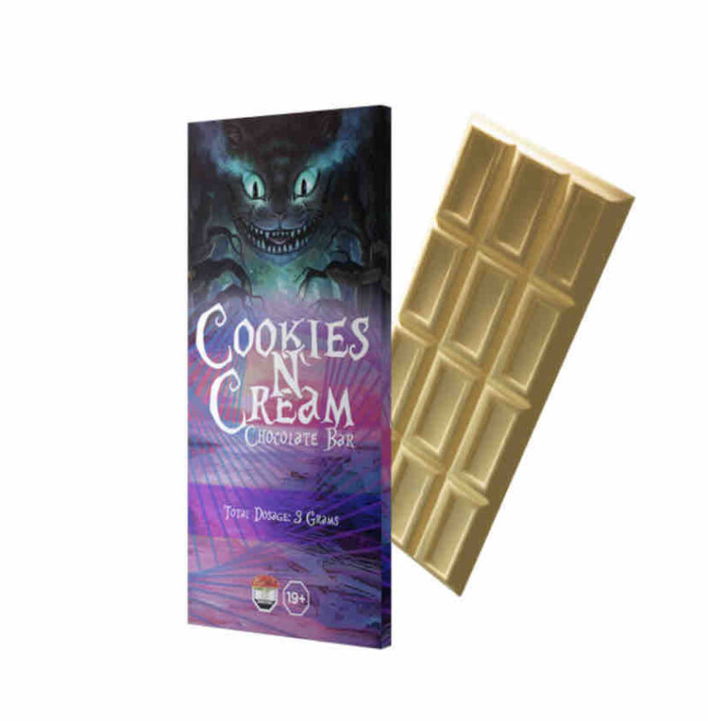 Alice Cookies and Cream Chocolate Bar